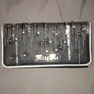 Black miss me wallet